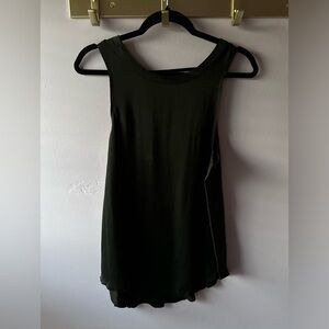 NWT Chaser Black Strappy Back Top Size M